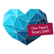 Our heart beats SAP Logo