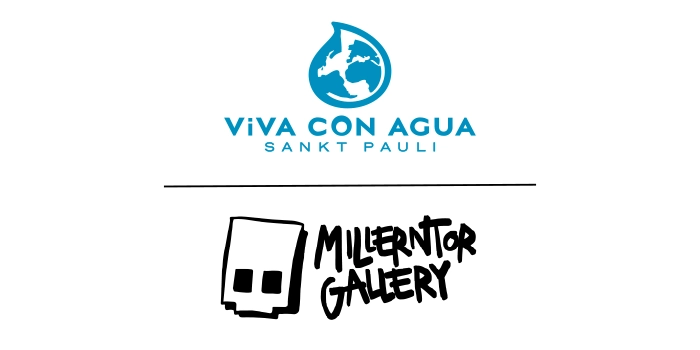 Water for all: Online-​Shop for Mill­erntor Gallery and Viva con Agua
