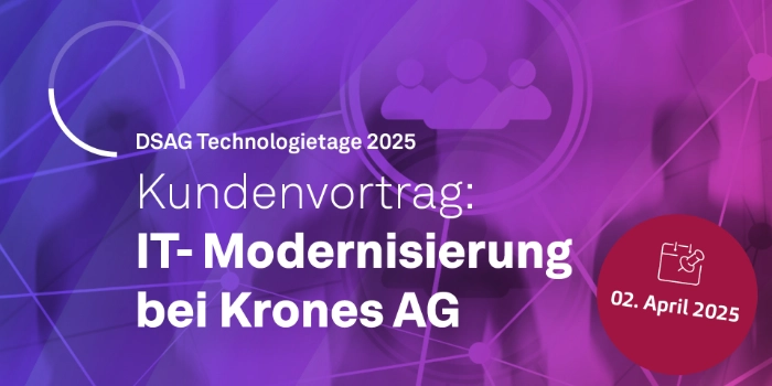 DSAG Technologietage 2025