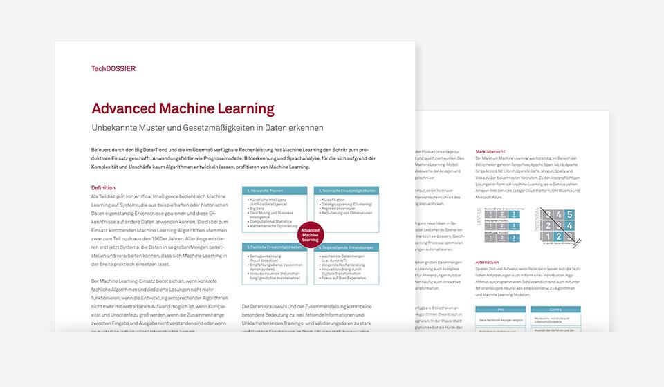 Advanced Machine Learning Dossier